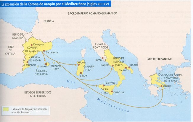 Expansión Aragonesa en el Mediterráneo